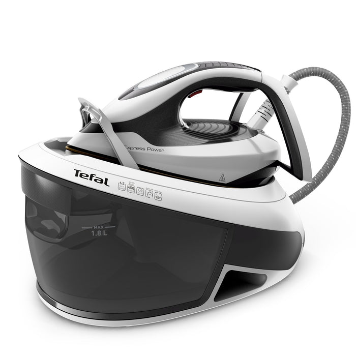 EAN 3121040086193 - Tefal Express Power SV8130 2800 W 1,8 L Durilium AirGlide Autoclean soleplate Negro, Blanco imagen 1