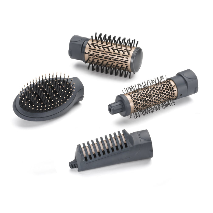 EAN 3030050185812 - BaByliss AS965E Utensilio de peinado Cepillo de aire caliente Caliente Oro, Verde azulado 1000 W 2,5 m imagen 11