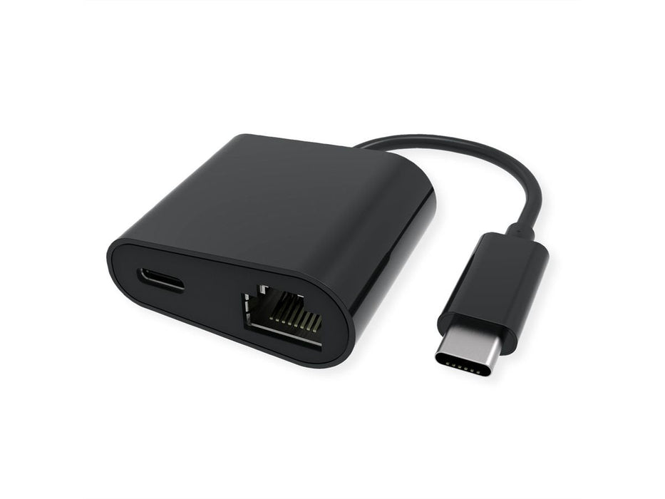 Value Usb 3.2 Gen 2 Typ C Zu Gigabit Ethernet Konverter + 1x Pd Port, 100w