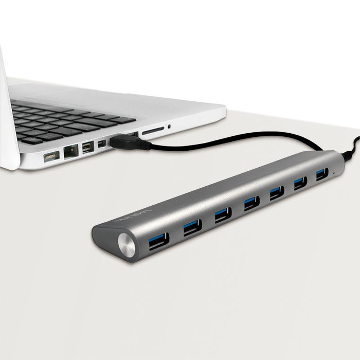 EAN 4052792048636 - LogiLink UA0308 hub de interfaz USB 3.2 Gen 1 (3.1 Gen 1) Type-A 5000 Mbit/s Gris imagen 6
