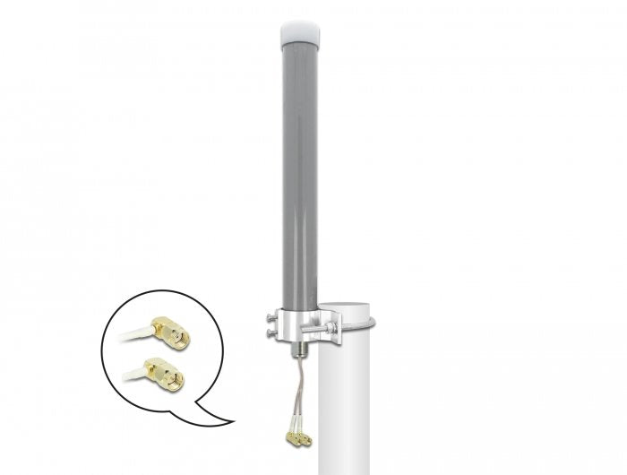 Delock 12694 Antena Para Red Sma 3 Dbi