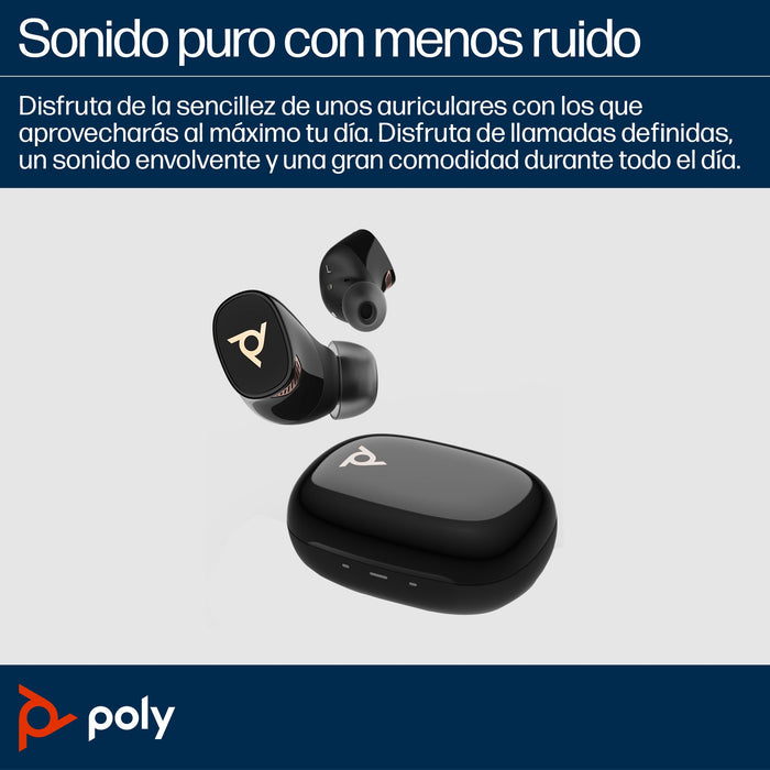 EAN 0198122945344 - HP Poly Voyager Free 20 Gray Earbuds +Basic Charge Case Customer Special 1 Inalámbrico Dentro de oído Lla imagen 6