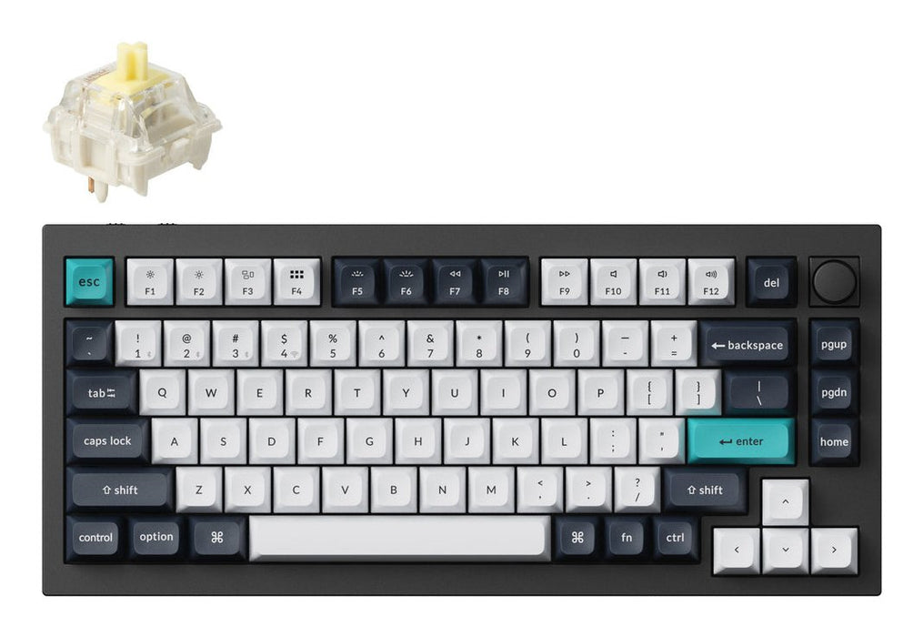 EAN 4895248875253 - Keychron Q1 Max teclado Universal USB + RF Wireless + Bluetooth QWERTZ Alemán Negro imagen 1