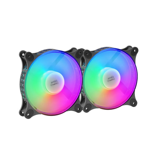 EAN 8435693102151 - Mars Gaming MFDUO sistema de refrigeración para ordenador Carcasa del ordenador Ventilador 12 cm imagen 1