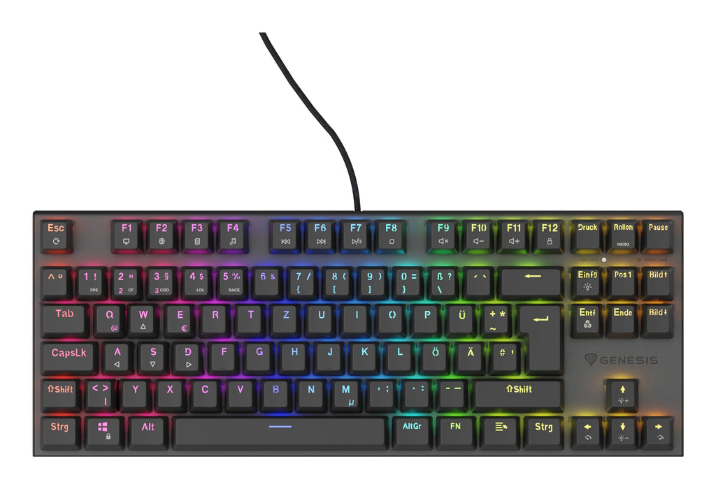 EAN 5901969444575 - GENESIS Thor 303 TKL teclado Juego USB QWERTZ Alemán Negro imagen 4