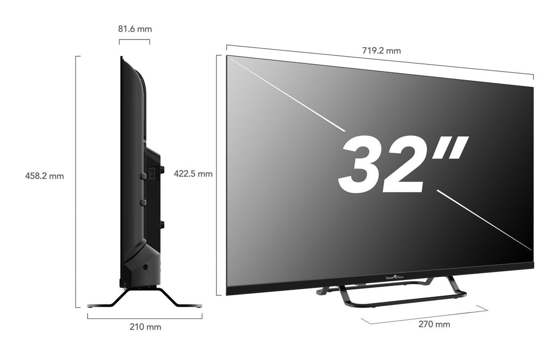 Smar - Smart Tech Vidaa Tv Hd 32"
