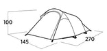 EAN 5709388144669 - Easy Camp Reindal 2 Verde Tienda tipo túnel imagen 5