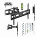 EAN 8716309127783 - Gembird WM-80ST-03 soporte para TV 2,03 m (80") Negro imagen 11