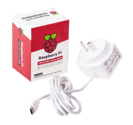 Fuente De Alimentacion Usb-C 5.1v 3a - Blanco Raspberry  Raspberry Fuente De Alimentacion Usb-C 5.1v 3a - Blanco - Para Raspberry Pi 4 (1873421)
