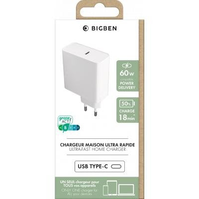 EAN 3571211459224 - BIG BEN BASECS60WCPDW cargador de dispositivo móvil Smartphone, Tableta Blanco Corriente alterna Interior imagen 3