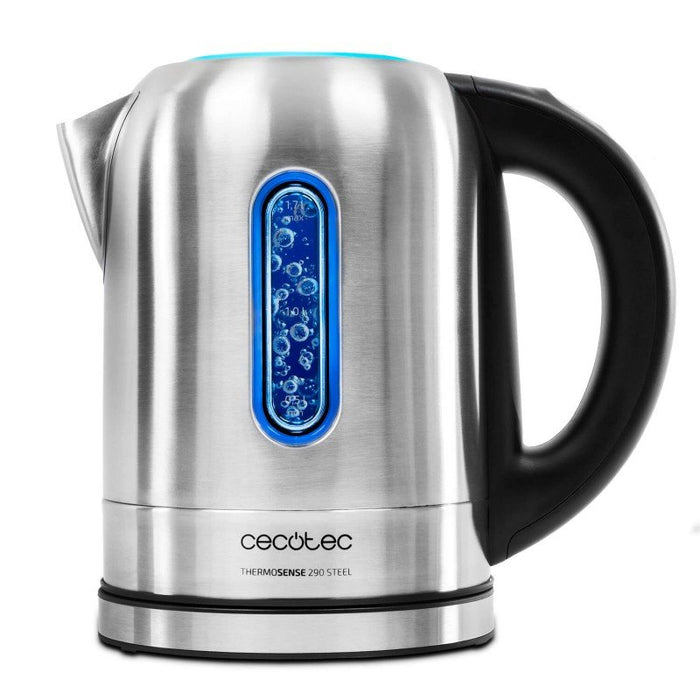 EAN 8435484015158 - Cecotec ThermoSense 290 tetera eléctrica 1,7 L 2200 W Negro, Acero inoxidable imagen 1