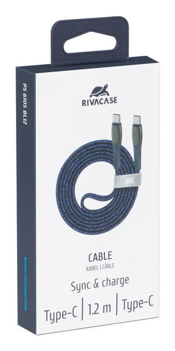 EAN 4260403579503 - Rivacase 4260403579503 cable USB USB 2.0 1,2 m USB C 0,48 Gbit/s Azul imagen 5