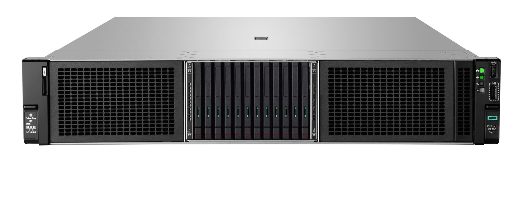 EAN 4549821658381 - HPE ProLiant DL380 Gen11 4510 2.4GHz 12c 1P 2x32GB-R 8SFF 1x7.68TB NVMe SSD 2x1000W PS EU Server servidor imagen 2