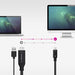 EAN 8433281014770 - Nanocable 10.15.4354 adaptador de cable de vídeo 1,8 m HDMI + USB Type-A USB Tipo C imagen 5