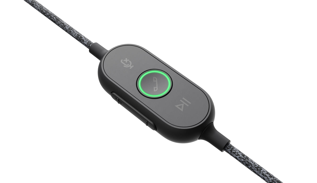 EAN 5099206090354 - Logitech 981-000875 auricular y casco Auriculares Alámbrico Diadema Llamadas/Música USB Tipo C Grafito imagen 5