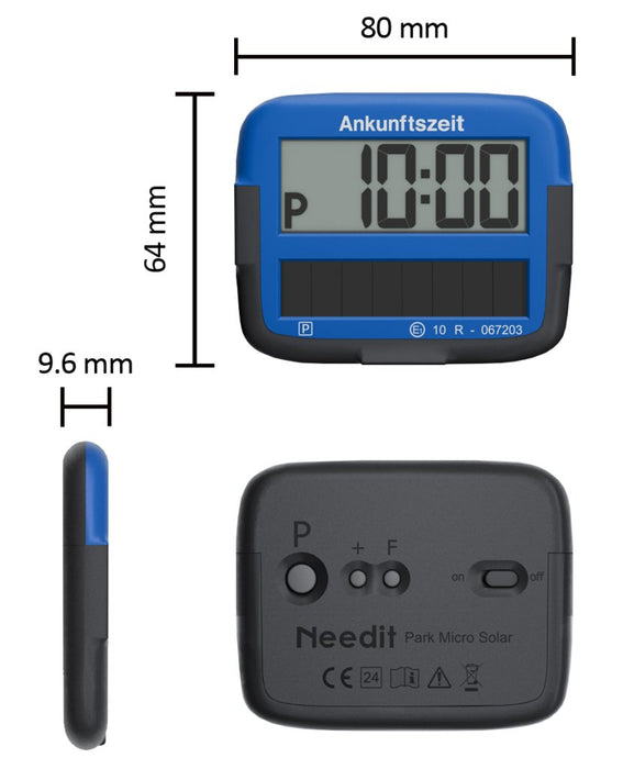 EAN 5711157090107 - Needit Park Micro Solar disco de aparcamiento Azul Electrónico imagen 2