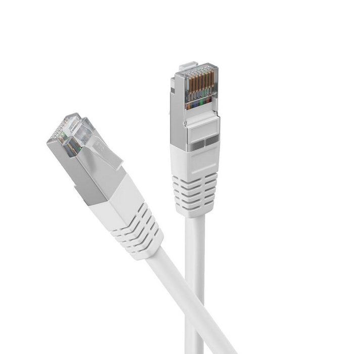Cable De Conexión De Red Shiverpeaks Cat6, S Ftp, Lzsh, Blanco 5m