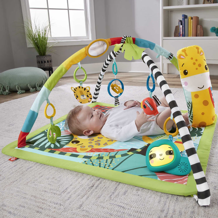 EAN 0194735095919 - Fisher-Price HJW08 gimnasio para bebé y tapete de juego Tela, Plástico Multicolor Manta de juegos para be imagen 2