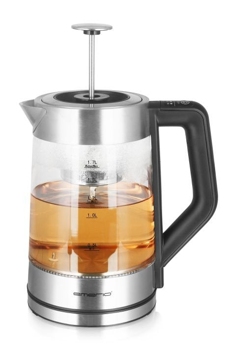 EAN 7333282000417 - Emerio WK-122730 tetera eléctrica 1,7 L 2200 W Negro, Plata, Transparente imagen 4