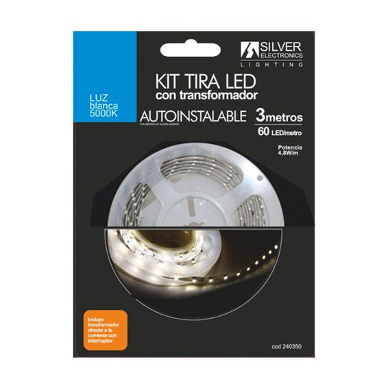EAN 8420738266806 - Silver Electronics 240350 cinta luminosa 3000 mm imagen 1