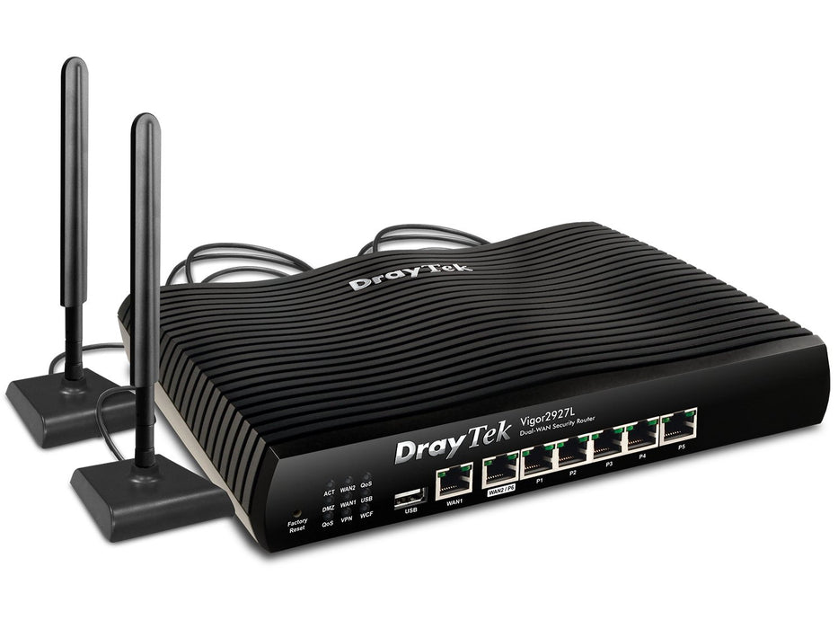 EAN 4710484740595 - DrayTek Vigor2927L router inalámbrico Gigabit Ethernet 4G Negro imagen 2