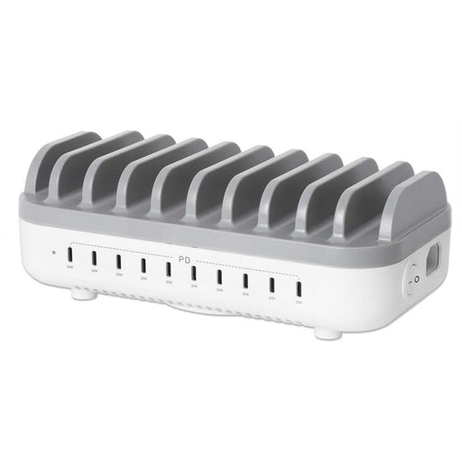 EAN 766623102766 - Manhattan 102766 cargador de dispositivo móvil Teléfono móvil, Smartphone, Tableta Blanco, Gris Corriente  imagen 1
