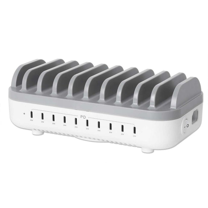 EAN 766623102766 - Manhattan 102766 cargador de dispositivo móvil Teléfono móvil, Smartphone, Tableta Blanco, Gris Corriente  imagen 1