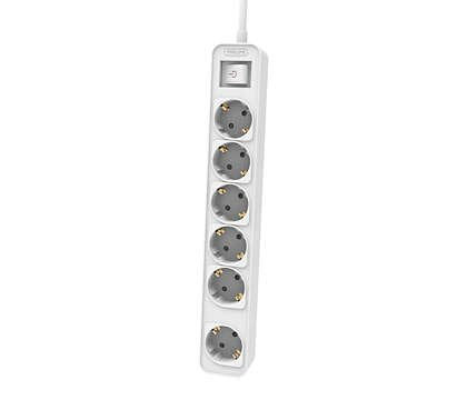 EAN 4895229131989 - Philips CHP2164W/62 unidad de distribución de energía (PDU) 6 salidas AC Blanco imagen 1