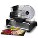 EAN 8435484023078 - Cecotec Rock’nCut Twin rebanadora Manual 180 W Negro, Acero inoxidable imagen 12