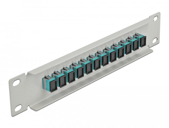 Delock 10? Lwl Patchpanel 12 Port Sc Simplex Aqua 1 He Grau