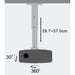 EAN 8057685301559 - Techly ICA-PM 102S montaje para projector Techo Plata imagen 3