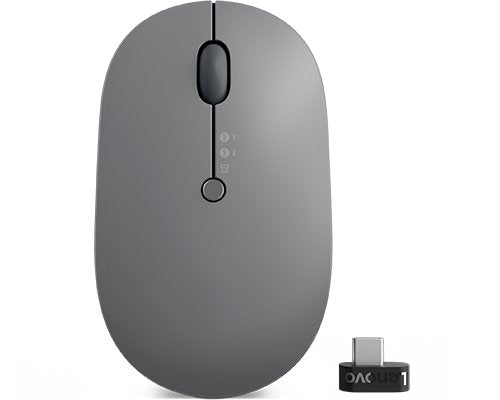 EAN 0195477685727 - Lenovo Go Multi-Device ratón Oficina Ambidextro RF Wireless + Bluetooth Óptico 2400 DPI imagen 1