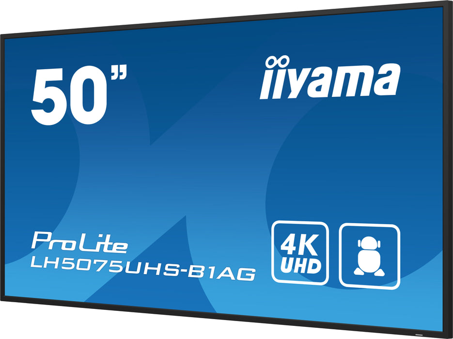 EAN 4948570123452 - iiyama LH5075UHS-B1AG pantalla de señalización Pantalla plana para señalización digital 125,7 cm (49.5")  imagen 7