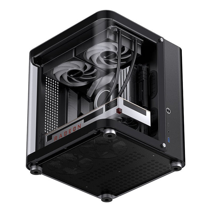 Jonsbo Tk-1 2.0 Micro-Atx Gehäuse, Temperojo Glass - Negro