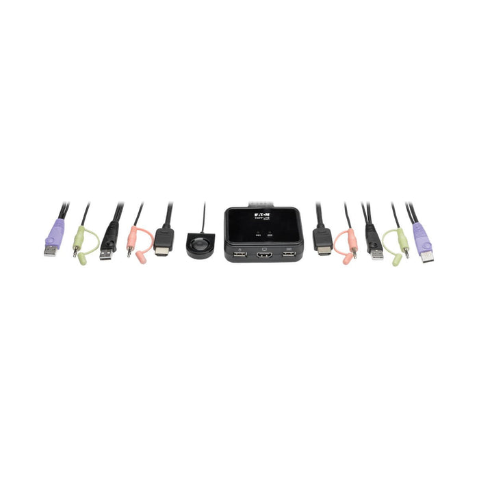 Cable Kvm Eaton 2-Port Usb Hd  Switch With Audio Video