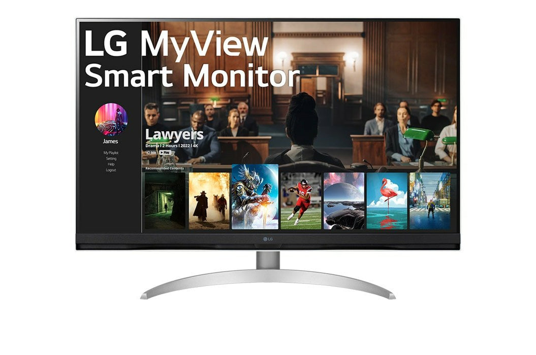 EAN 8806084847010 - LG 32SQ700S-W pantalla para PC 81,3 cm (32") 3840 x 2160 Pixeles 4K Ultra HD LCD Blanco imagen 1