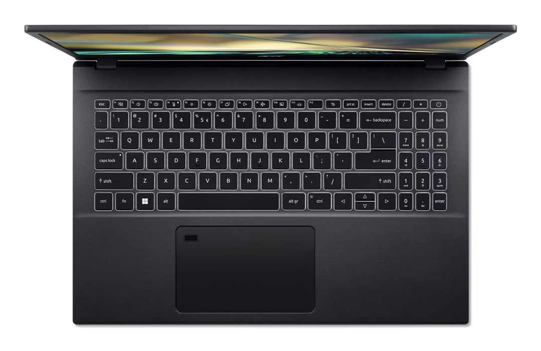 Notebook Gaming Aspire 7 A715-76g-5303 I5-12450h, 15.6 Fhd, 16gb, 512gb Ssd, Geforce Rtx 3050 4gb, Noos, Negro