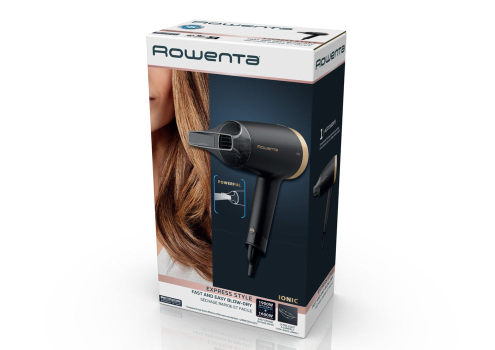 Rowenta Express Style Cv1810 Secador 1600 W Negro, Plata