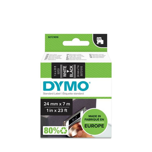 EAN 5411313537216 - DYMO D1 Standard - White on Black - 24mm cinta para impresora de etiquetas imagen 2