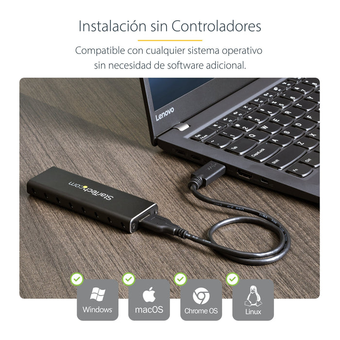 Startech.Com Caja Externa Disco Ssd M.2 Ngff Con Uas Usb 3.0