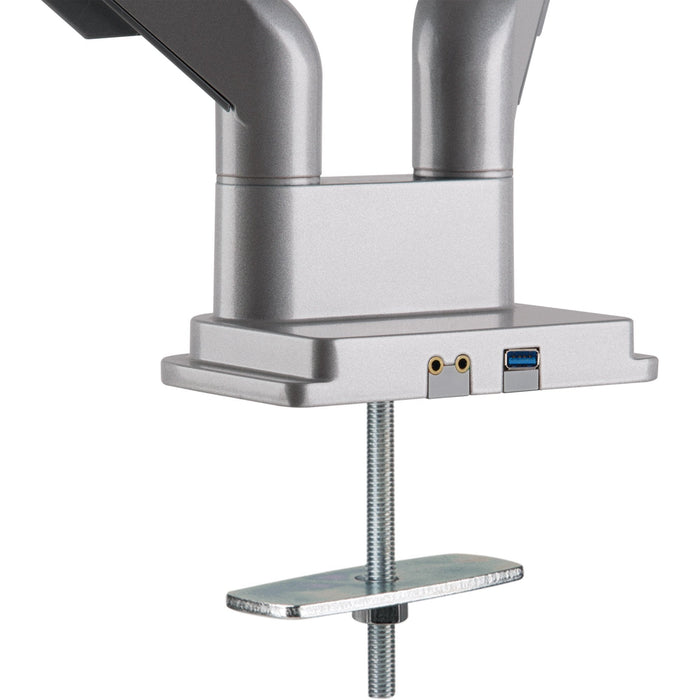 Soporte De Escritorio Inline Con Elevador Y Usb 3.0, Móvil, Para Dos Pantallas De Hasta 81 Cm (32") Máx. 9 Kg