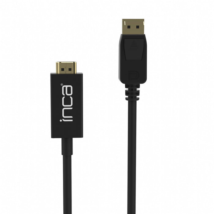 EAN 8697980470026 - Inca IDPH-18T adaptador de cable de vídeo 1,8 m DisplayPort HDMI tipo A (Estándar) Negro imagen 2