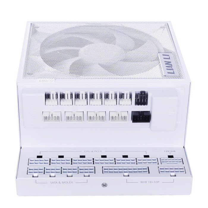 EAN 4718466017123 - Lian Li EG1200G unidad de fuente de alimentación 1200 W 24-pin ATX SFX Blanco imagen 3