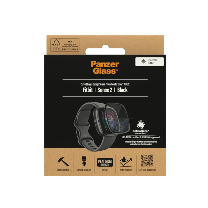 Panzerglass Display Protection For Fitbit Sense 2 Negro = Panzerglass 3667