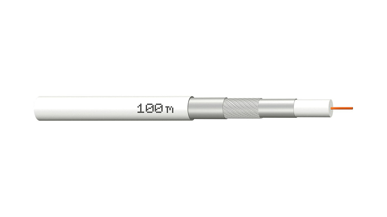 Megasat Vollkupfer Koaxcable 500m Trommel,120db,3-Fach Geschirmt