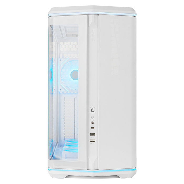 Caja Gaming Semitorre Nox Hummer Anvil Blanca