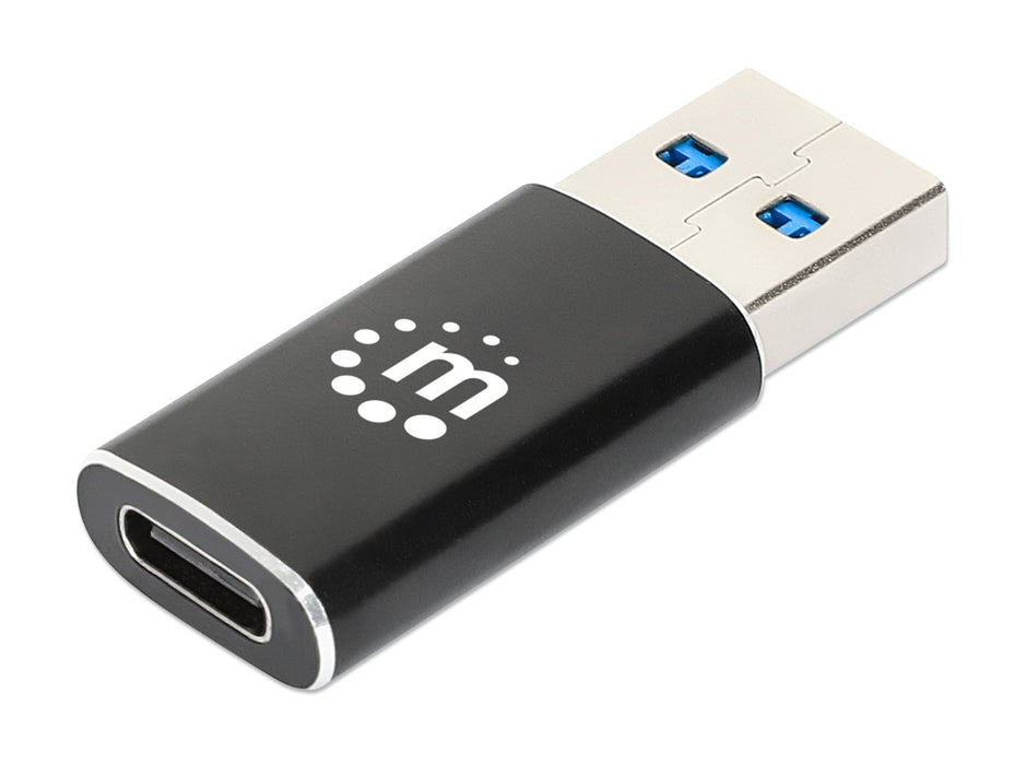 EAN 0766623153980 - Manhattan 153980 cambiador de género para cable USB A USB C Negro imagen 1