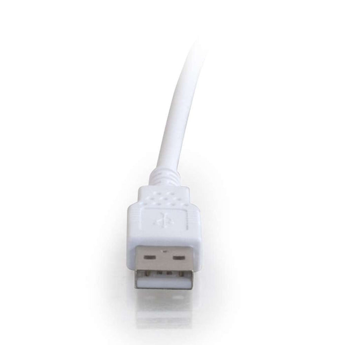 EAN 0757120190189 - C2G USB A Male to A Female Extension Cable 2m cable USB 2,01 m Blanco imagen 2