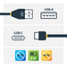 EAN 0065030883511 - StarTech.com USBSCHAC1M cable USB USB 2.0 USB C Negro imagen 2