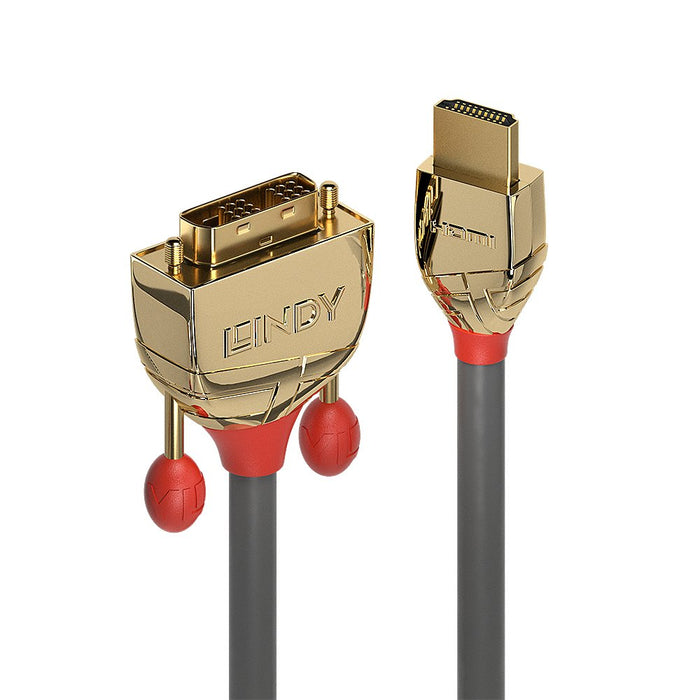 EAN 4002888361941 - Lindy 36194 adaptador de cable de vídeo 1 m HDMI tipo A (Estándar) DVI-D Gris imagen 1